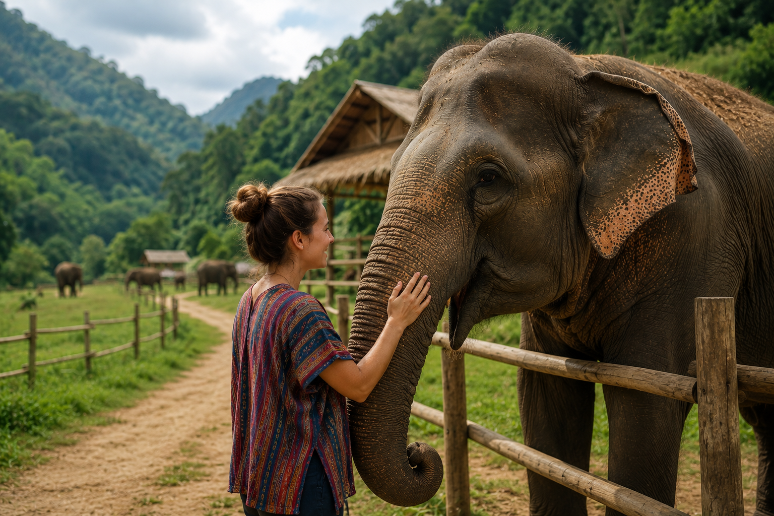 Elephant sanctuary Chiang Mai